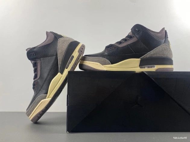 Reps TBkick FZ4811-001 3 Black Jordan A Ma Air x Maniere 0822